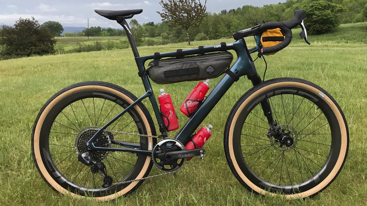 Ted King's Cannondale Topstone Lefty gravel bike