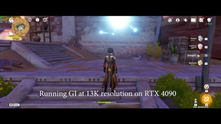 RTX 4090 Running Genshin Impact at 13K