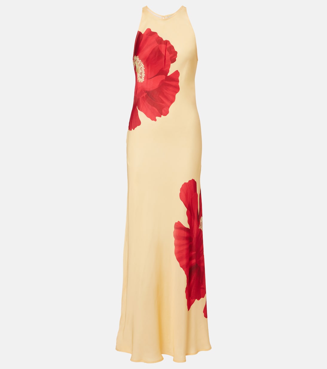 Poppy Flowers Maxi Dress in Yellow - Farm Rio