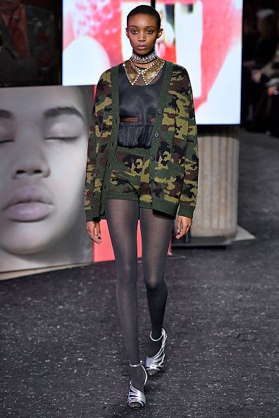 paris, france march 05 a model walks the runway during the miu miu ready to wear fashion show as part of the paris fashion week womenswear fallwinter 20192020 on march 05, 2019 in paris, france photo by victor virgilegamma rapho via getty images