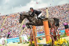 Ben Maher riding Tripple X III at the London Olympic Games