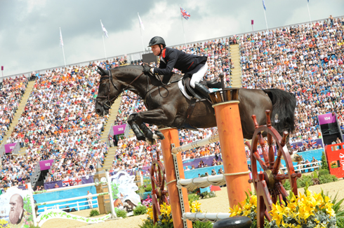 Ben Maher riding Tripple X III at the London Olympic Games
