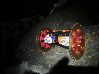 VolcanoBot 1 in Lava Tube