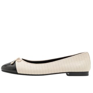 Tory Burch Cap-Toe Quilted Ballet Flats