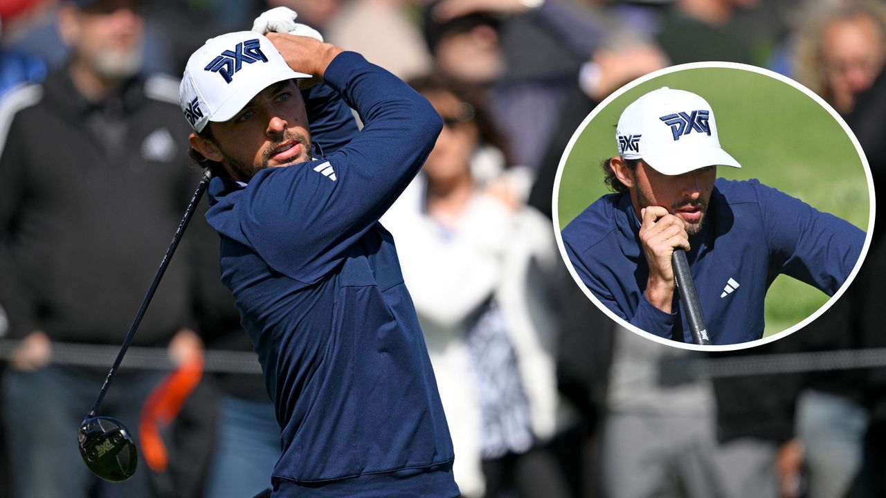 Marco Penge in the second round of the Genesis Invitational at Riviera