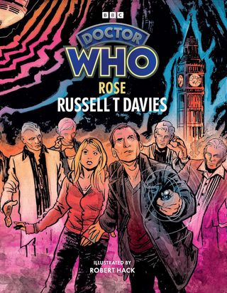 The cover art of the illustrated edition of Doctor Who: Rose.