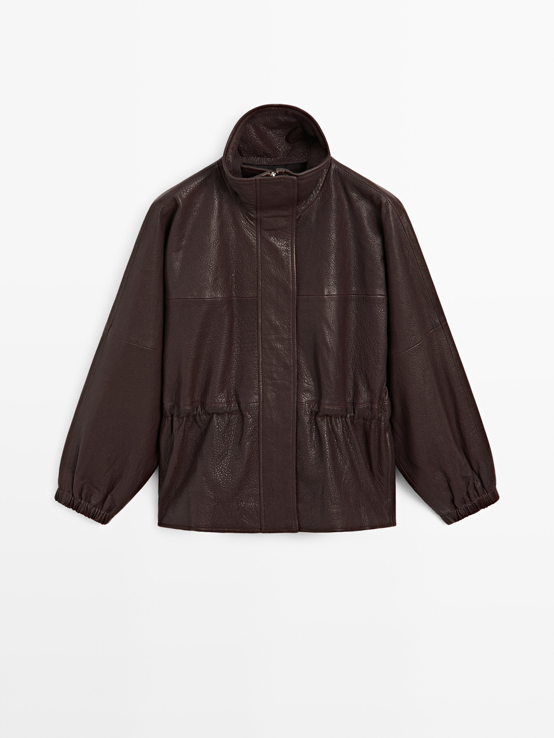 Nappa Leather Jacket With Grainy Finish