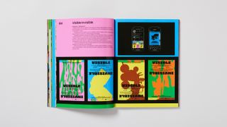 Exhibition graphics in the book Colour Clash