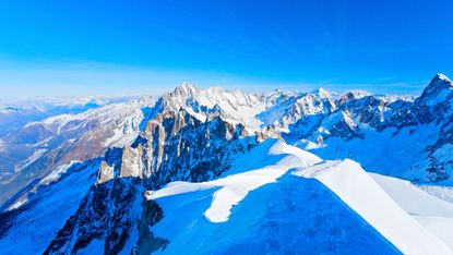 Aiguille du Midi, Mont Blanc, Haute-Savoie, Frankreich