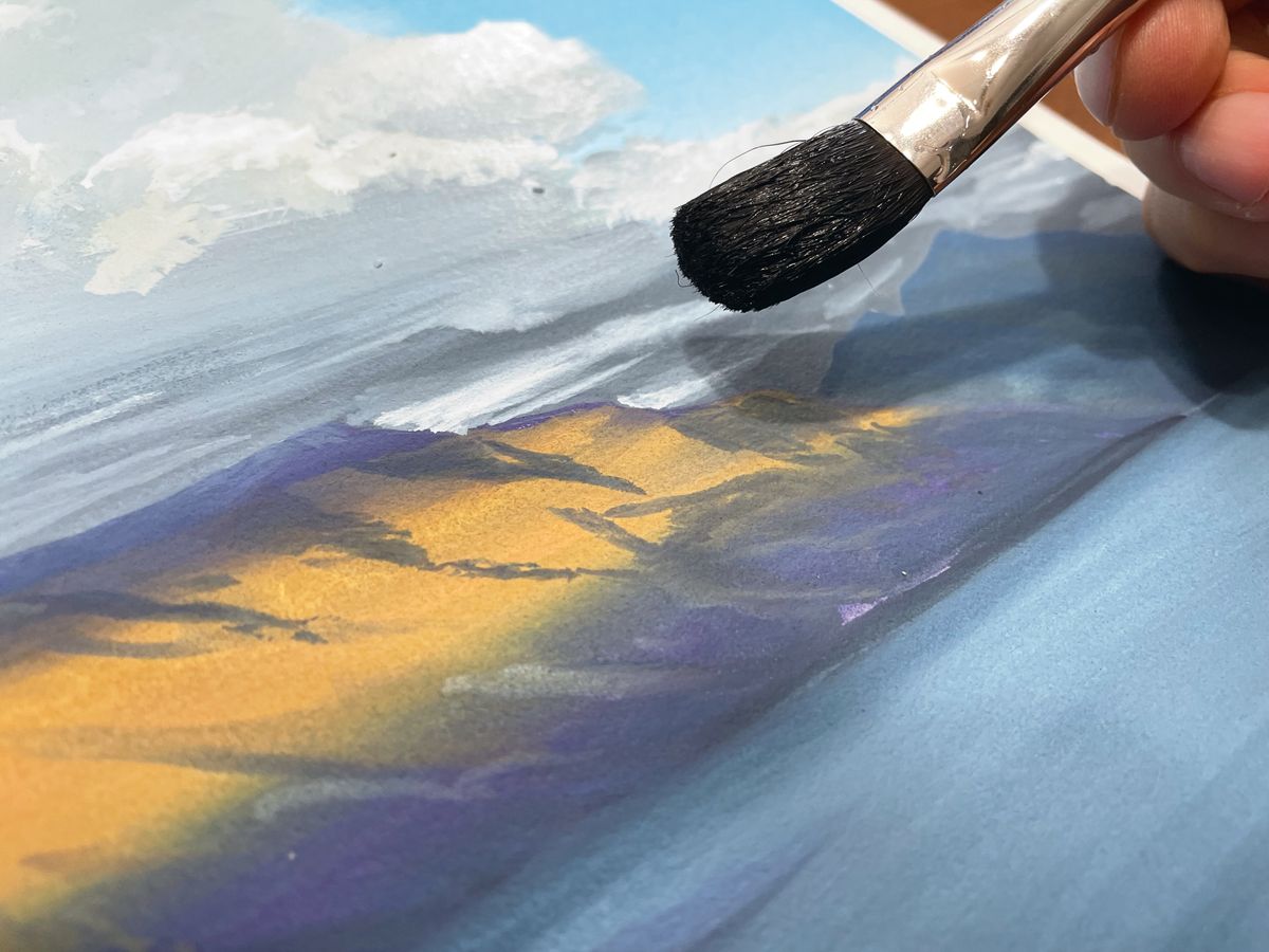 How to paint clouds | Creative Bloq