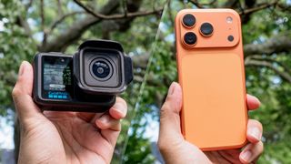 GoPro Mission 1 Pro vs iPhone 17 Pro.