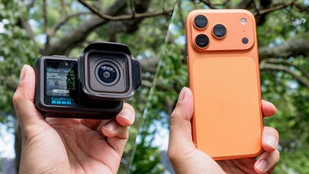 GoPro Mission 1 Pro vs iPhone 17 Pro.