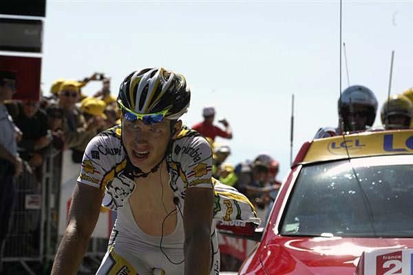 Tony Martin (Columbia-HTC) finishes second.