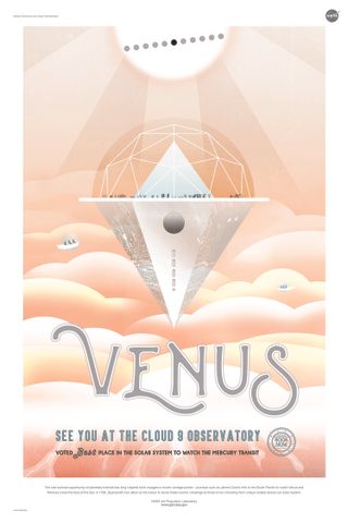 NASA Space Poster - Venus