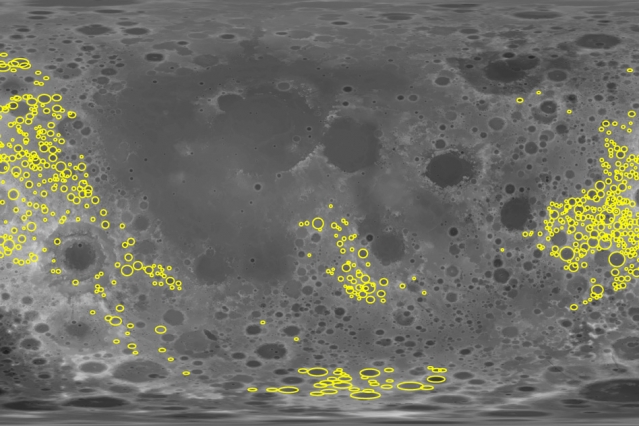 Moon Fractured Crust