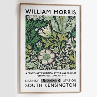 Etsy William Morris Exhibition Poster Wall Art