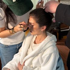 Photos of Emily Bader attending the Coach Fall/Winter 2026 show.