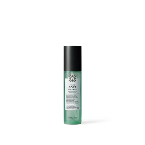 Maria Nila True Soft, Argan Oil 3.4 Fl Oz, for Dry Hair, Easily Absorbed, Remoisturises & Reduces Frizz, 100% Vegan & Sulfate/paraben Free