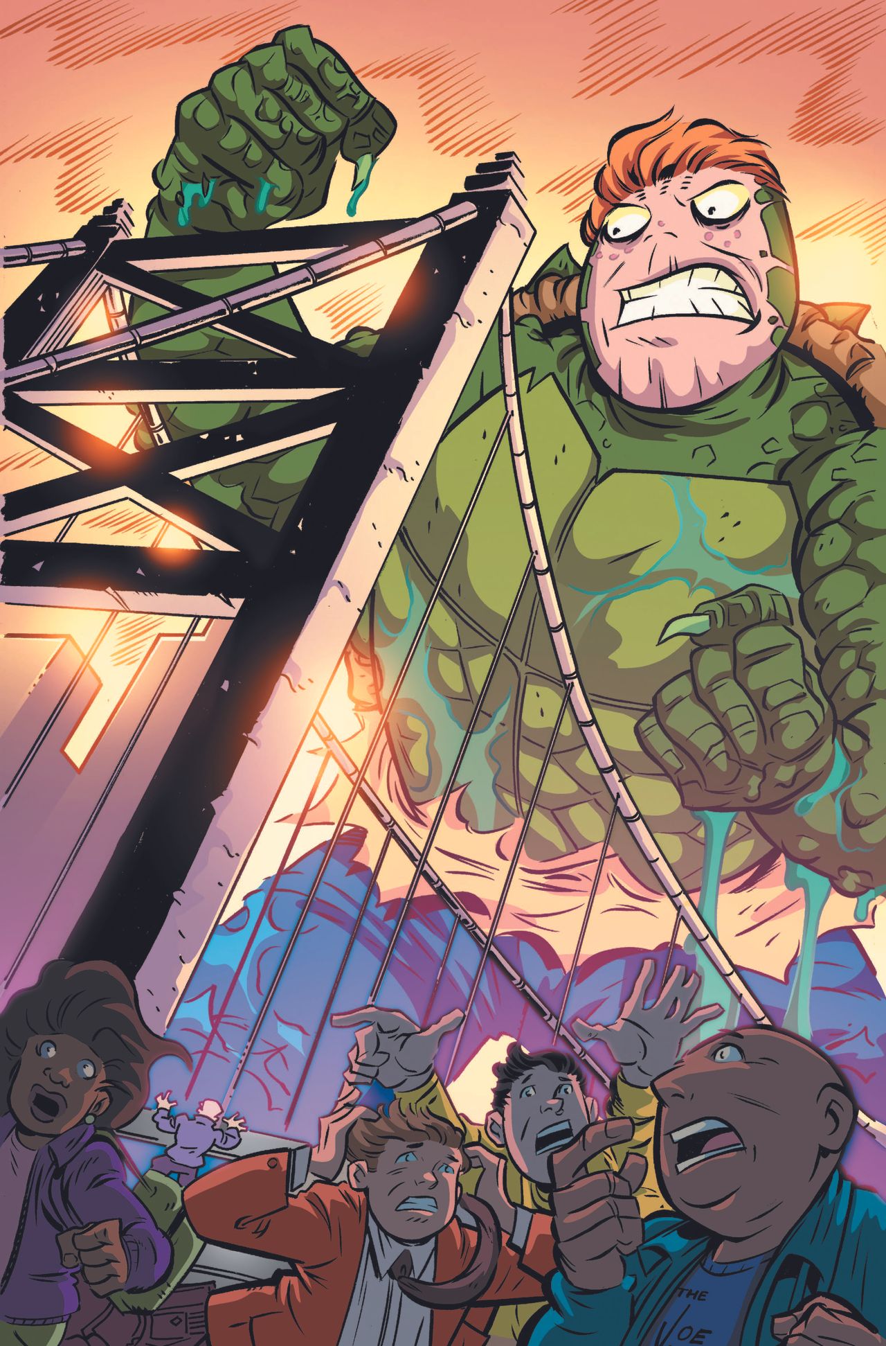 Art from Titans: Beast World: Metropolis #1