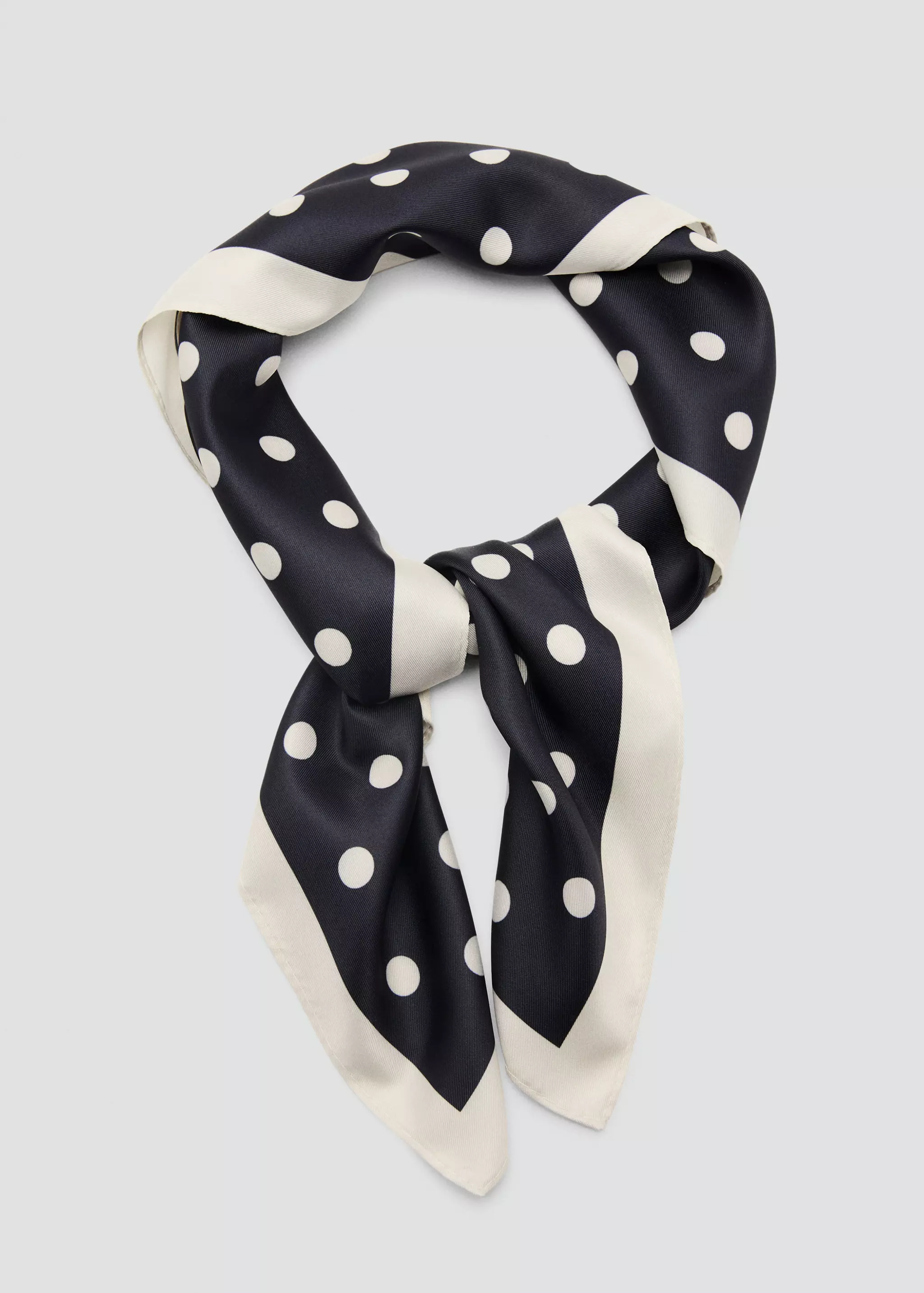 Satin Check-Print Scarf - Women | Mango Usa