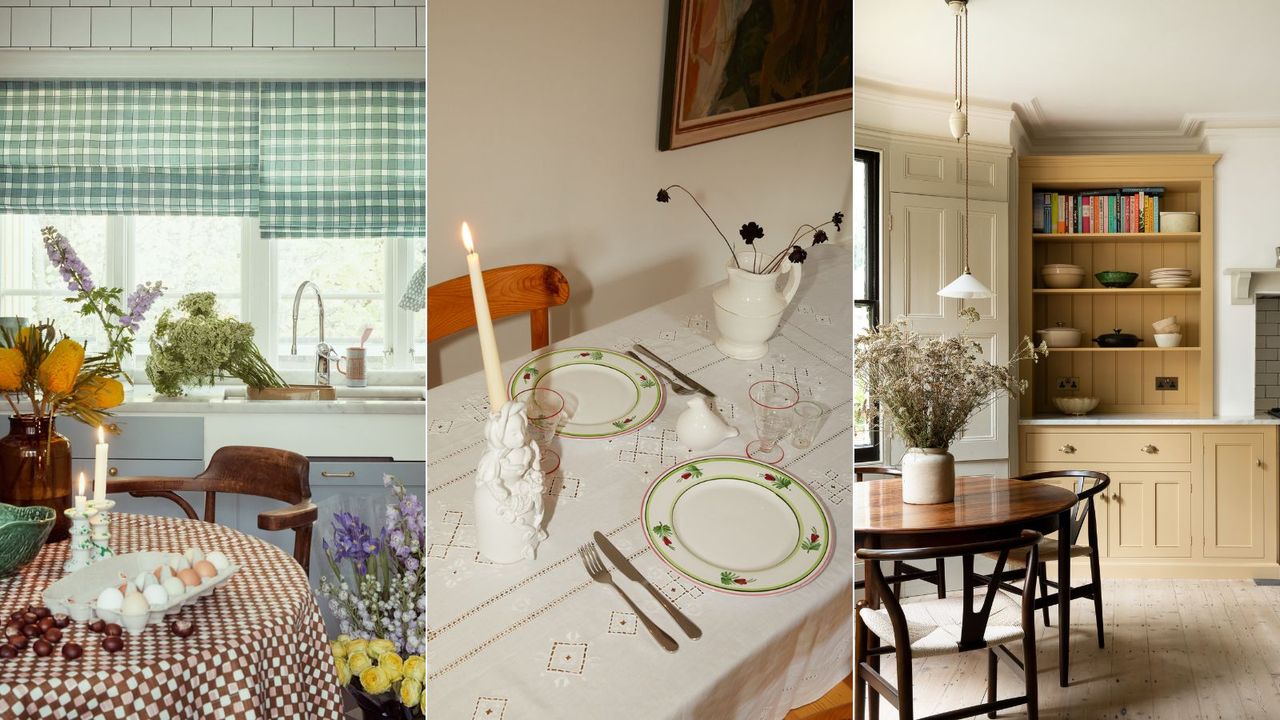 how to style a kitchen table