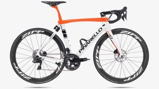 The Pinarello Dogma K10S Disk features electronically controlled rear suspension