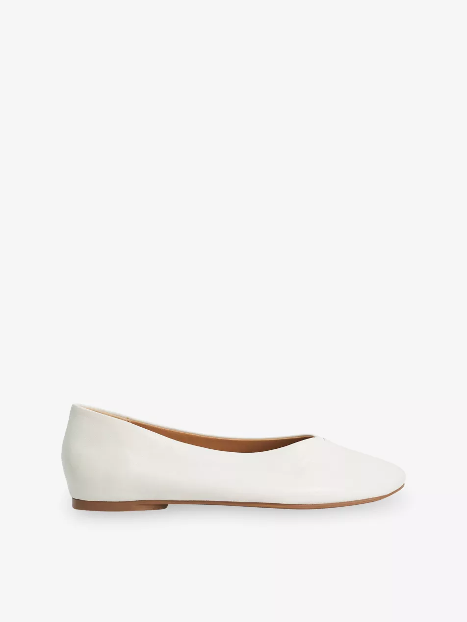 Highcut Suede Ballet Flats - Eur 36 / 3 Uk Women