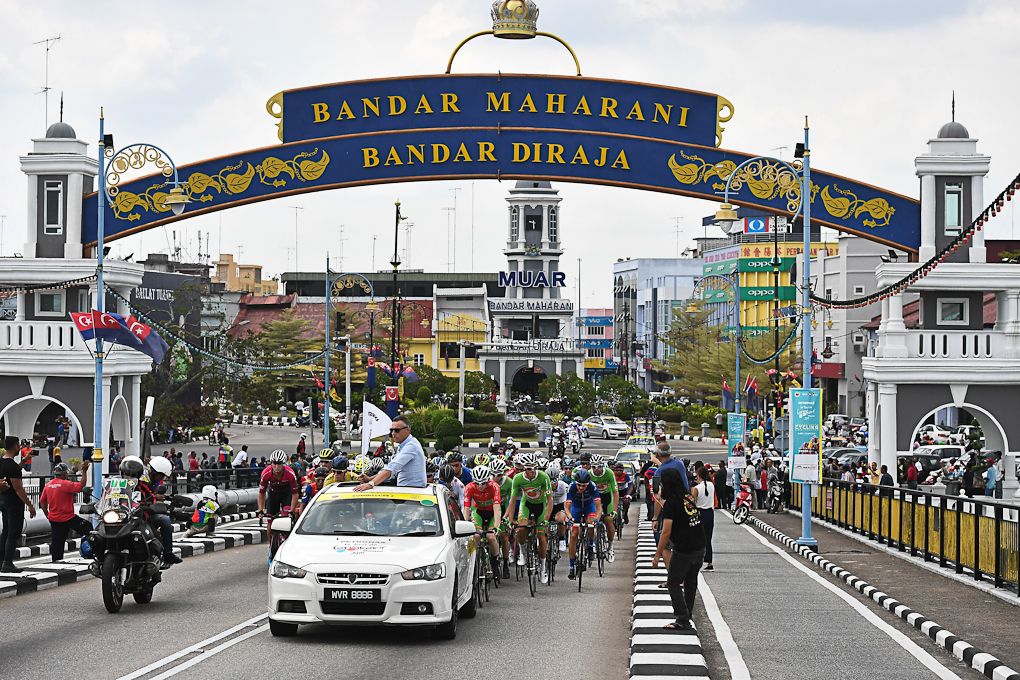 The start of stage 3 at Tour de Langkawi