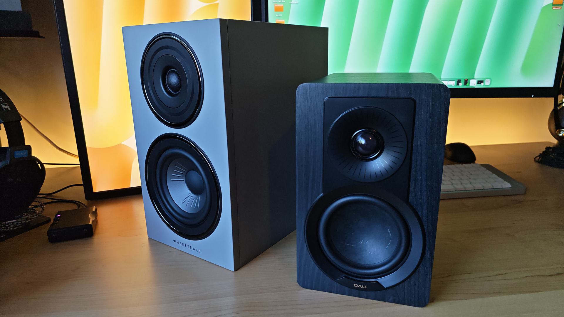 DALI Kupid sand Wharfedale Diamond 12.1i speakers. 