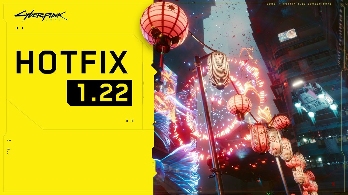 Cyberpunk 2077 1.22 Update