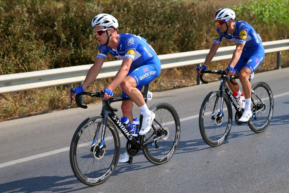 Iljo Keisse working for Quick-Step