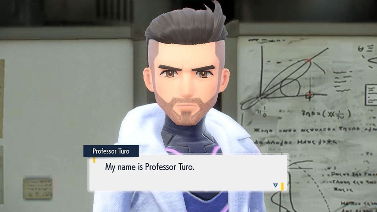 Pokemon Scarlet Violet Professor Turo