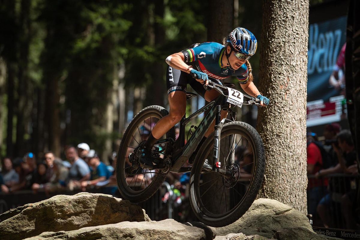 Images from the 2022 UCI MTB World Cup in Nove Mesto XCO race