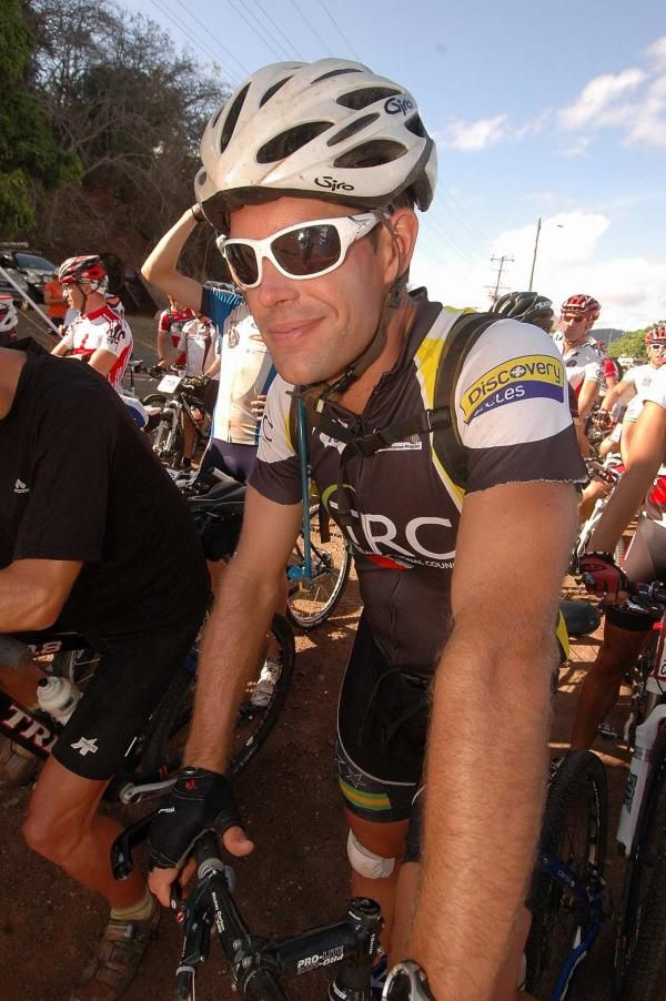 Australia's Steve Rankine riding into his home country