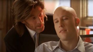 John Glover and Michael Rosenbaum on Smallville