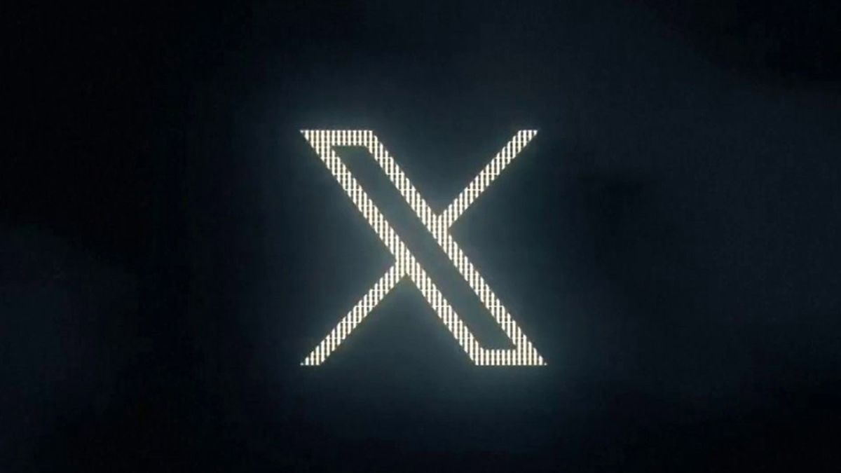 X social media logo design