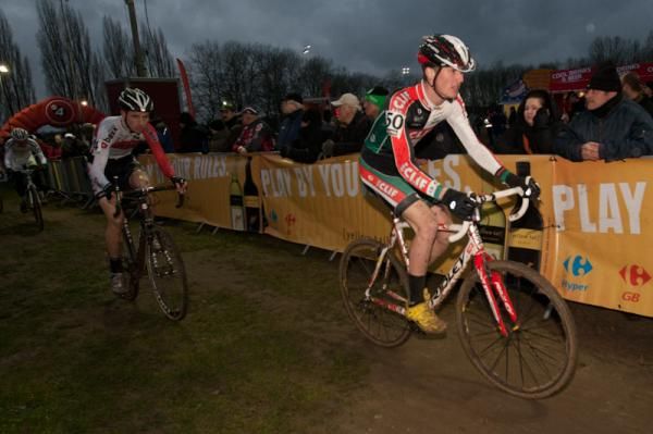 Zane Godby racing at Diegem
