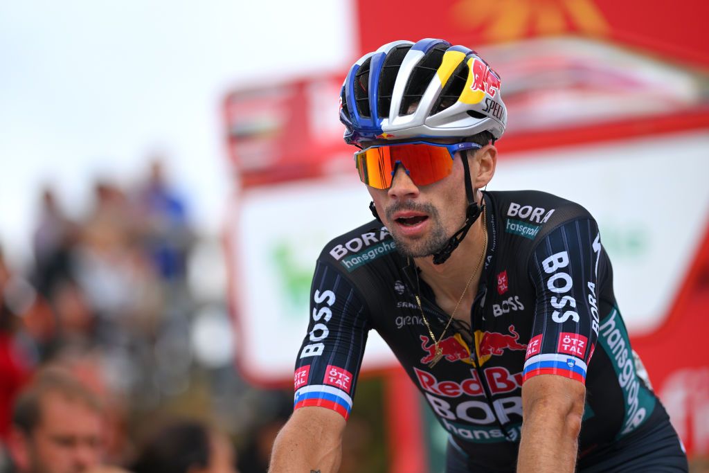 Primoz Roglic (Red Bull-Bora-Hansgrohe) at the 2024 Vuelta a Espana