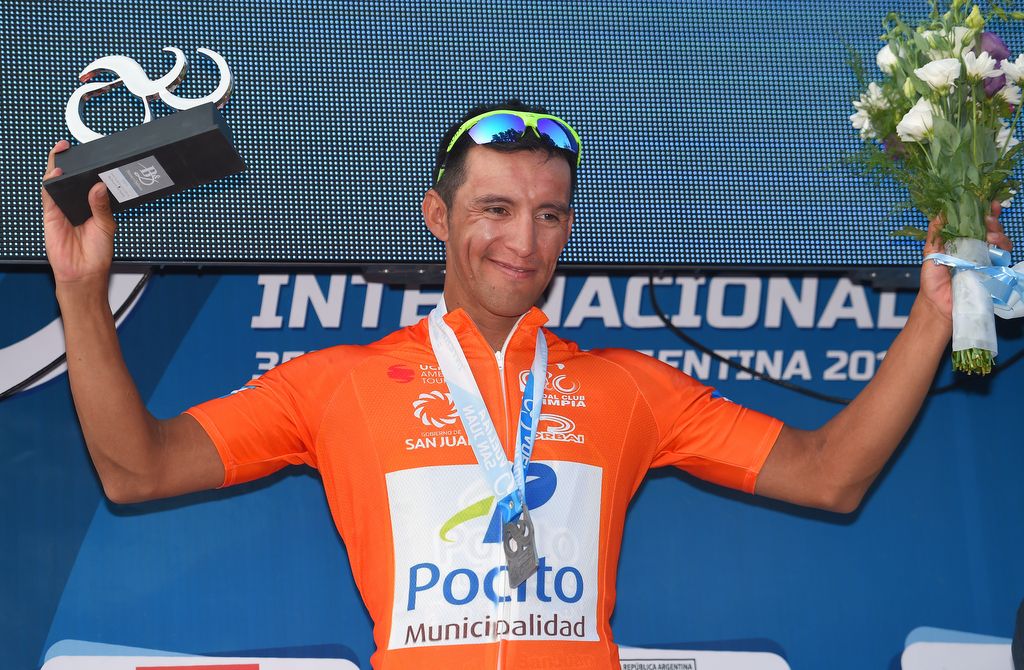 KOM leader, Pedro Gonzalez