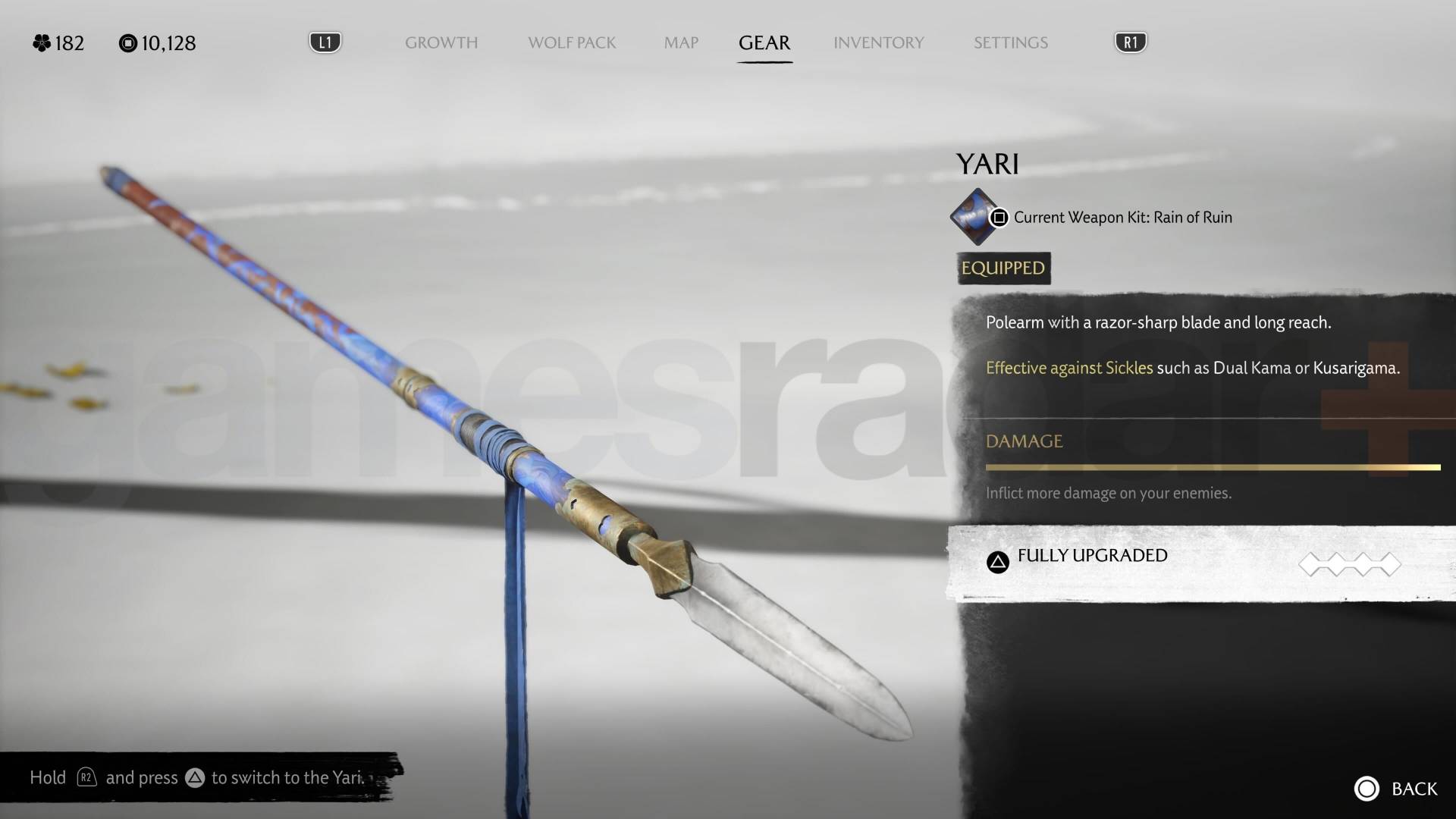 Ghost of Yotei Yari weapon
