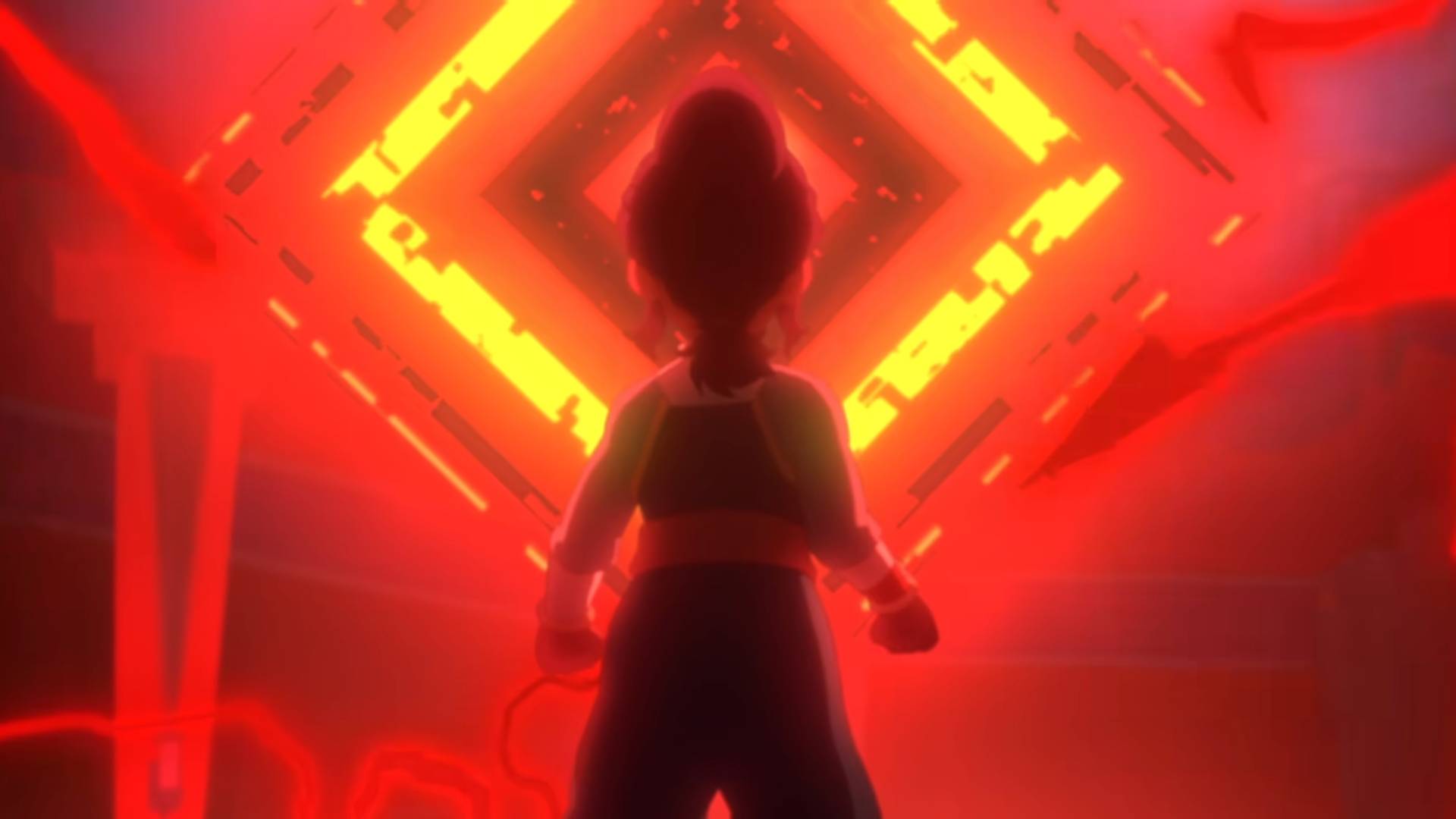 Nisha facing the anomaly in the Avatar: Seven Havens trailer