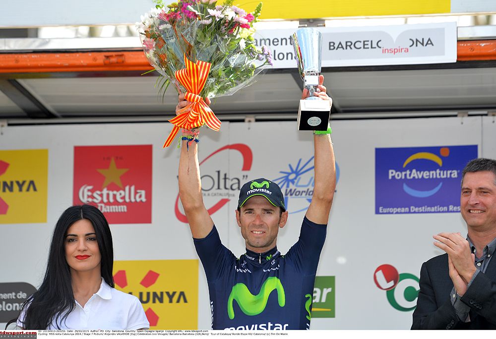 Alejandro Valverde (Movistar) wins the Volta a Catalunya finale