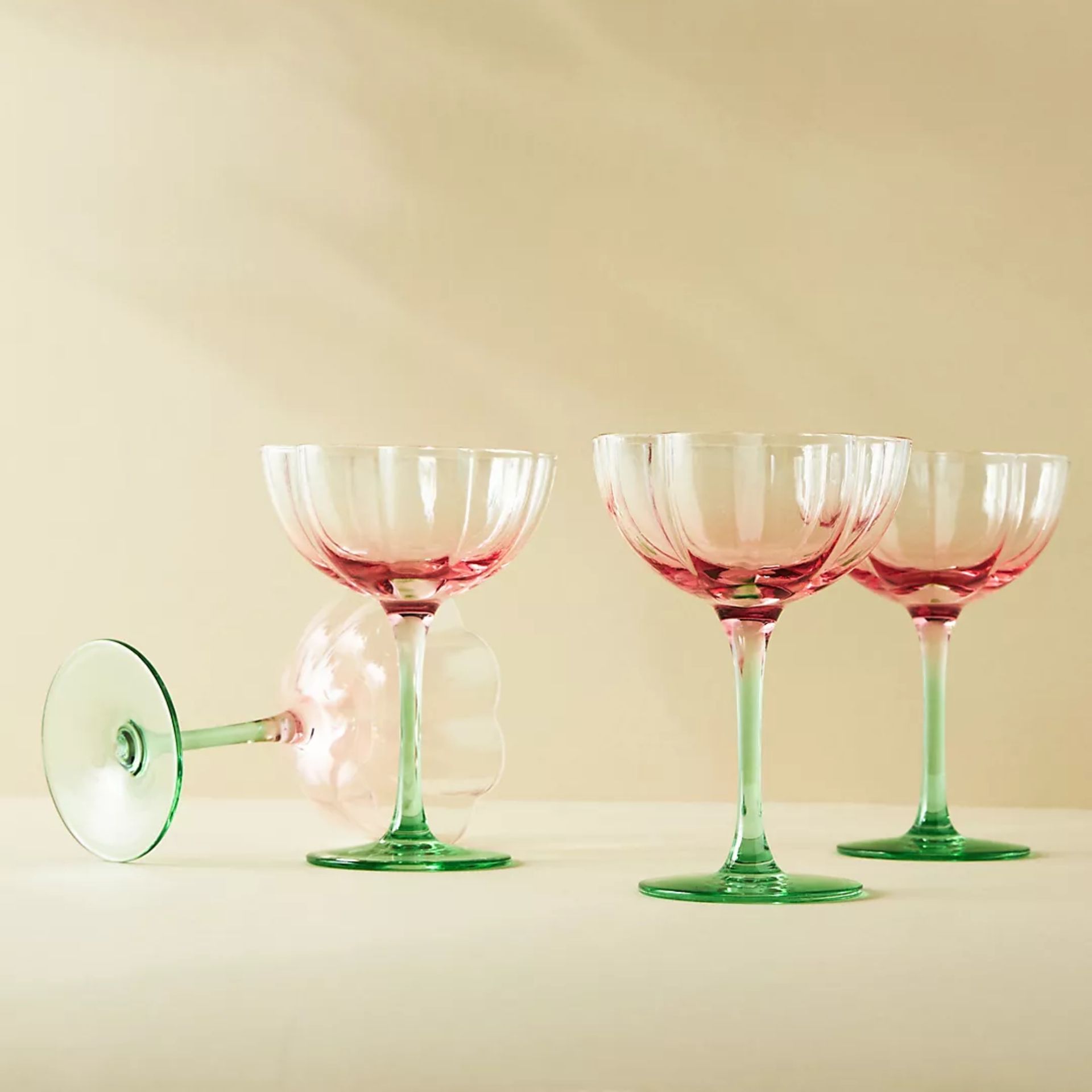 coupe pink dan hijau