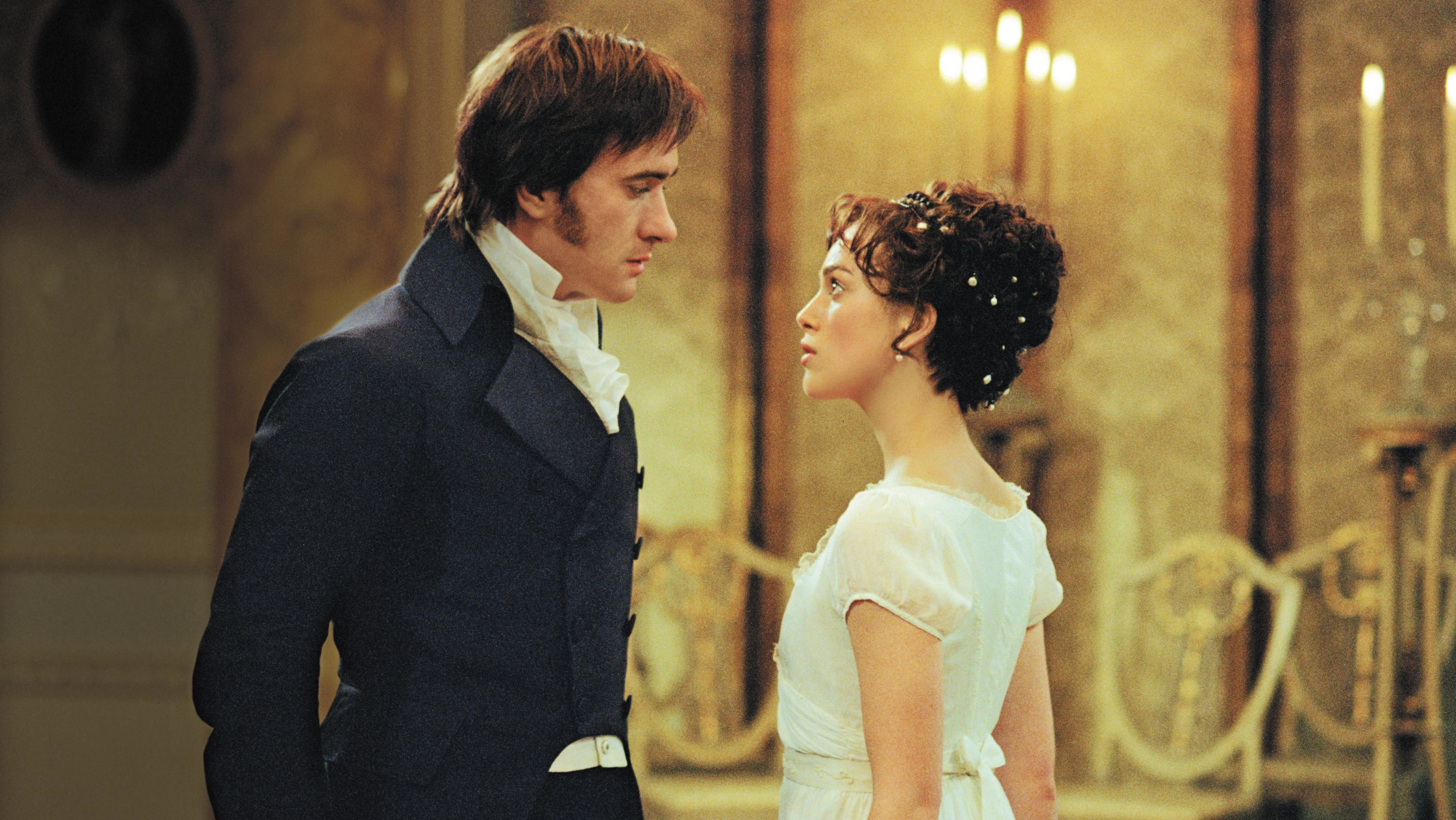 Keira Knightley and Matthew Macfadyen in Pride &amp; Prejudice (2005)