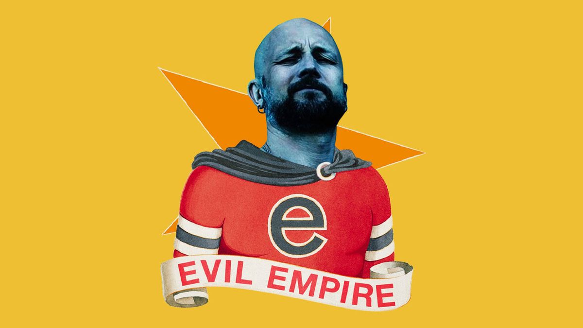 A parody of RATM&#039;s Evil Empire cover artwork