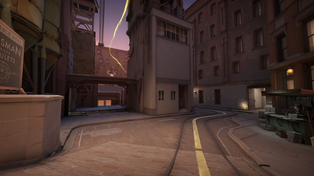 Several images of Deadlock's map, showing various juke routes.