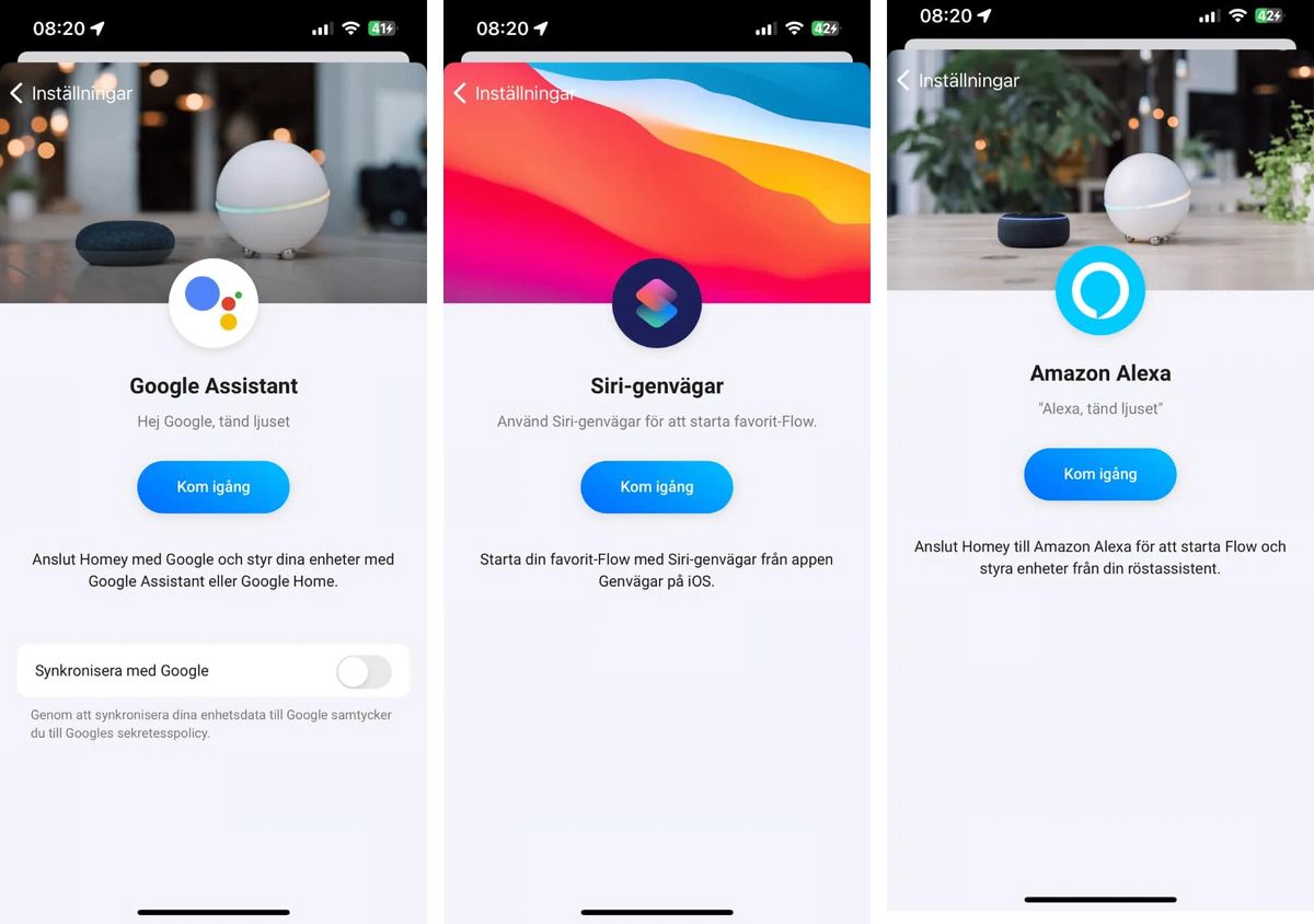 Homey app anv&auml;nd med en Homey Pro (2023)