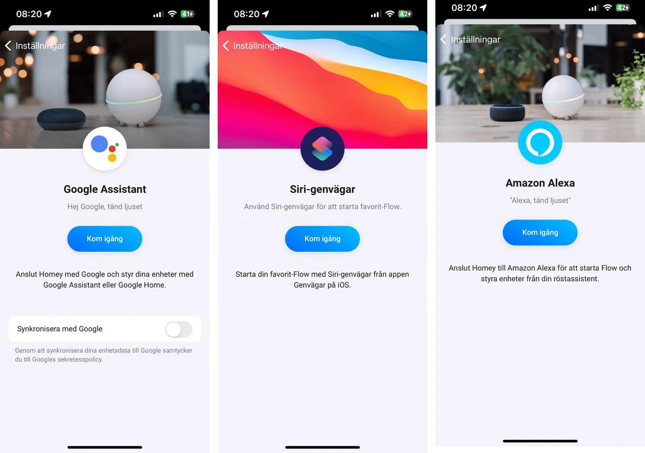 Homey app anv&auml;nd med en Homey Pro (2023)