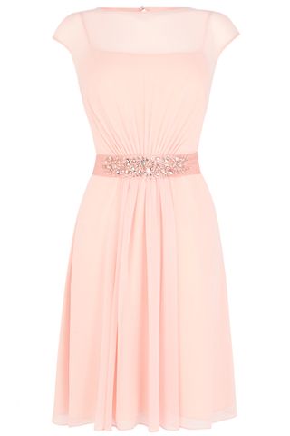 Coast Pale Pink Embellished Dress, £125