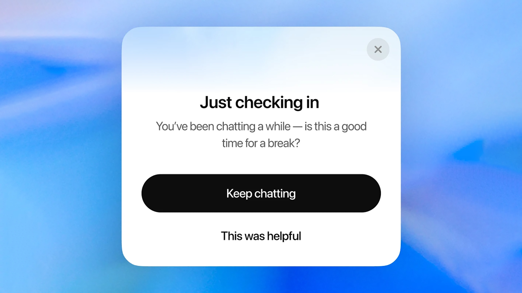 A ChatGPT break prompt